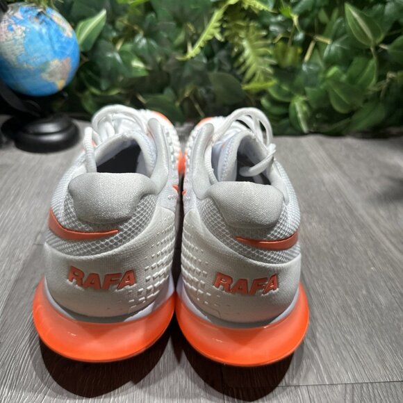 Nike Zoom Vapor Cage 4 Rafa Mens 12.5 Tennis Shoes DD1579-106 White Bright Mango main image 8